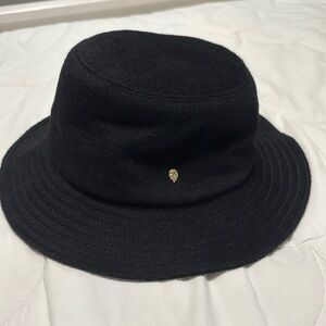 Helen Kaminski wool alpaca one size black hat